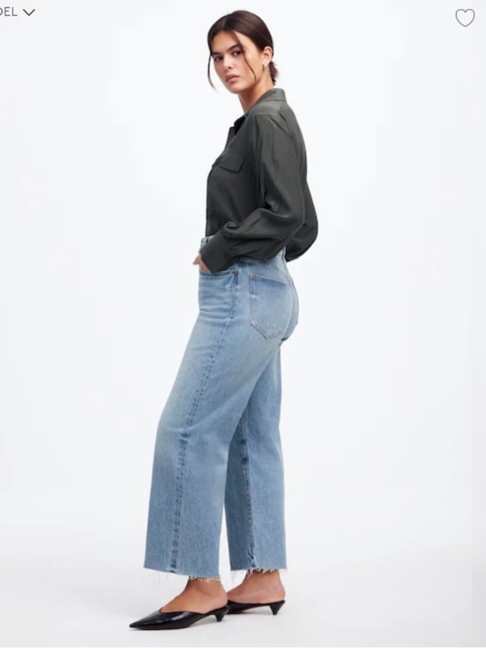 Madewell THE PERFECT VINTAGE
WIDE-LEG CROP
JEAN - Picture 3 of 13